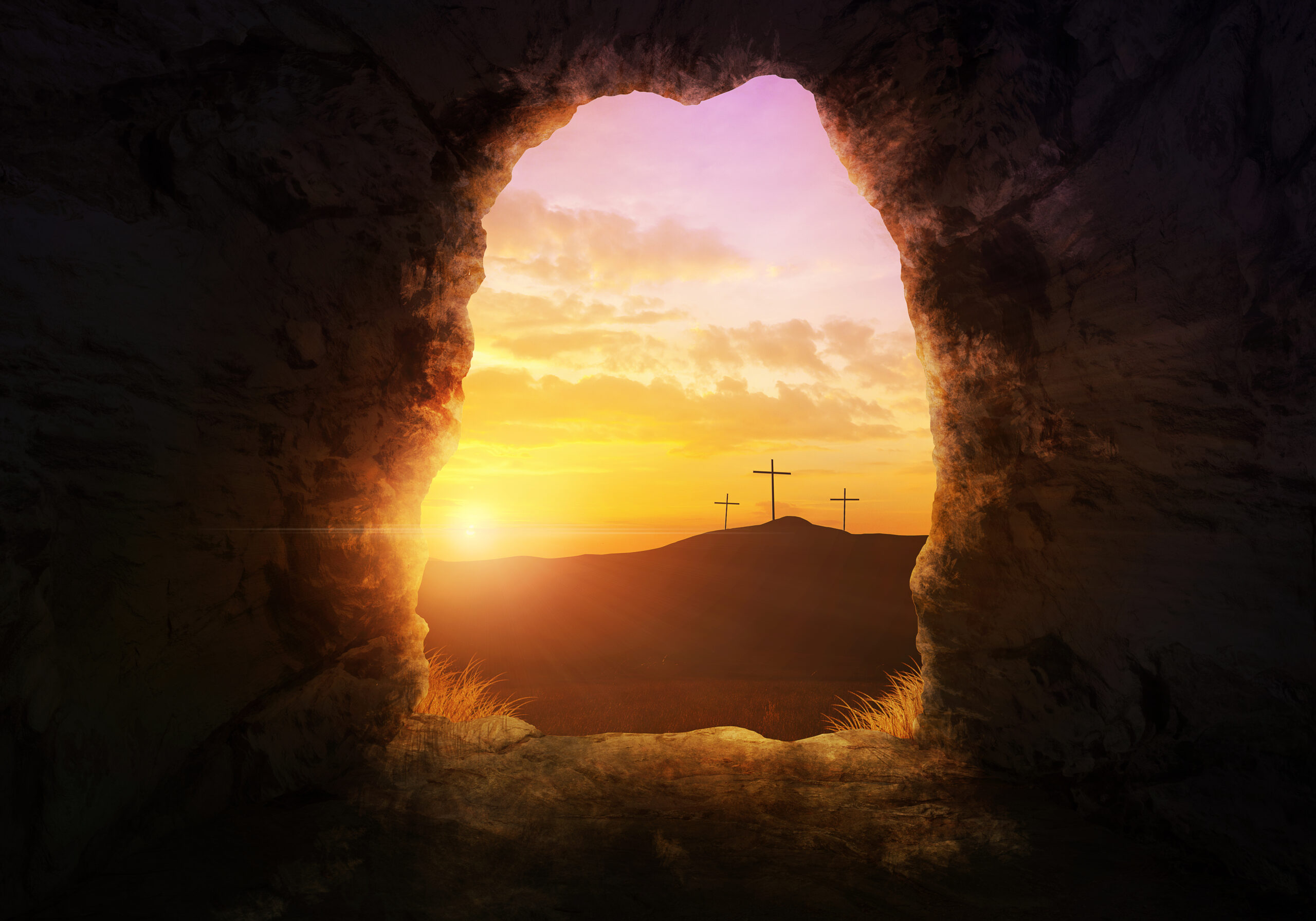 Do not abandon yourselves to despair. We are the Easter people, and  hallelujah is our song.\, image size:2560x1792