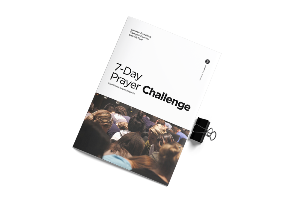 Brochure with a binder clip